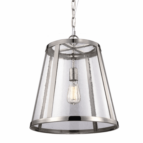 Feiss Harrow 1-LT Pendant - Polished Nickel - P1289PN
