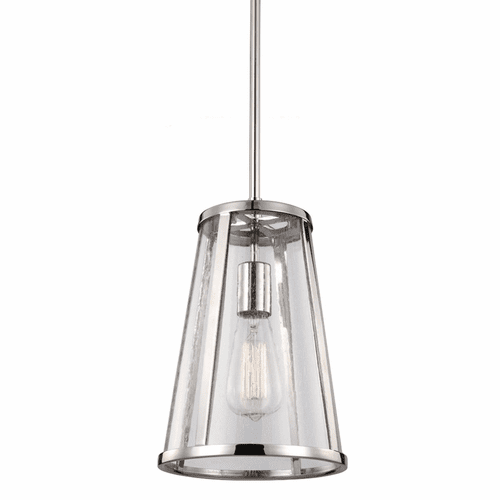 Feiss Harrow 1 - Mini-Pendant - Polished Nickel - P1287PN