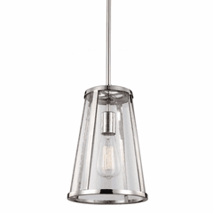 Feiss Harrow 1 - Mini-Pendant - Polished Nickel - P1287PN