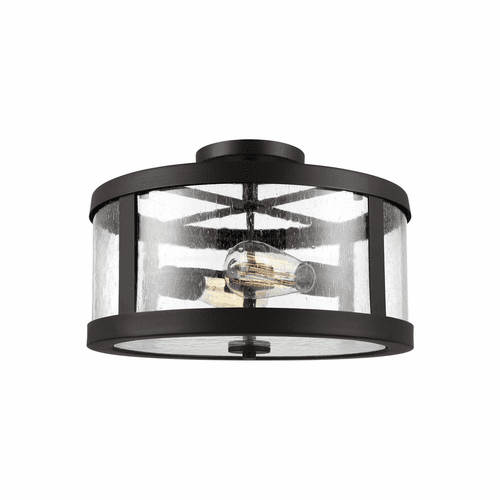 Feiss Harrow 2-LT Semi-Flush Mount - Oil Rubbed Bronze - SF341ORB