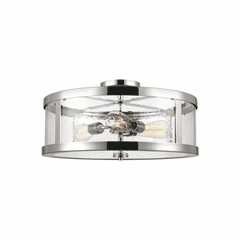 Feiss Harrow 3-LT Semi-Flush Mount - Polished Nickel - SF342PN