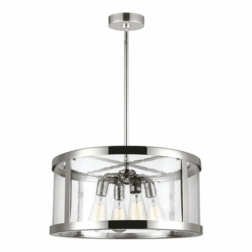 Feiss Harrow 4-LT Pendant - Polished Nickel - F3199/4PN