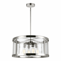 Feiss Harrow 4-LT Pendant - Polished Nickel - F3199/4PN Feiss Harrow 4-LT Pendant - Polished Nickel - F3199/4PN