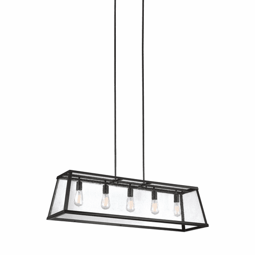 Feiss Harrow 5-LT Island Chandelier - Oil Rubbed Bronze - F3073/5ORB