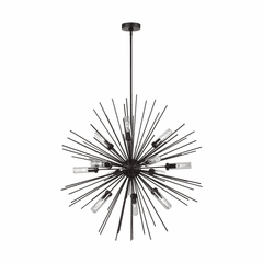 Feiss Hilo 12-LT Outdoor Chandelier - Oil Rubbed Bronze - OLF3296/12ORB