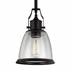 Feiss Hobson 1-LT Mini-Pendant - Oil Rubbed Bronze - P1354ORB Feiss Hobson 1-LT Mini-Pendant - Oil Rubbed Bronze - P1354ORB