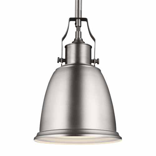 Feiss Hobson 1-LT Mini-Pendant - Satin Nickel - P1357SN