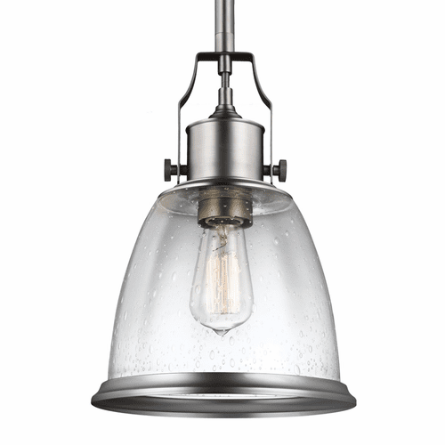 Feiss Hobson 1-LT Pendant - Satin Nickel - P1355SN