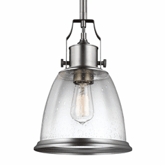 Feiss Hobson 1-LT Pendant - Satin Nickel - P1355SN Feiss Hobson 1-LT Pendant - Satin Nickel - P1355SN