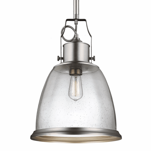 Feiss Hobson 1-LT Pendant - Satin Nickel - P1356SN