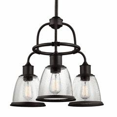 Feiss Hobson 3-LT Chandelier - Oil Rubbed Bronze - F3020/3ORB
