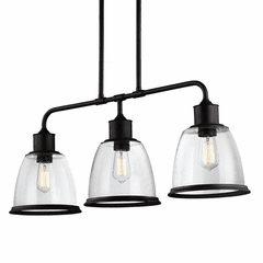 Feiss Hobson 3-LT Island Chandelier - Oil Rubbed Bronze - F3019/3ORB