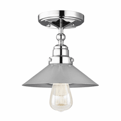 Feiss Hooper 1-LT Flush Mount - Chrome - FM525CH Feiss Hooper 1-LT Flush Mount - Chrome - FM525CH