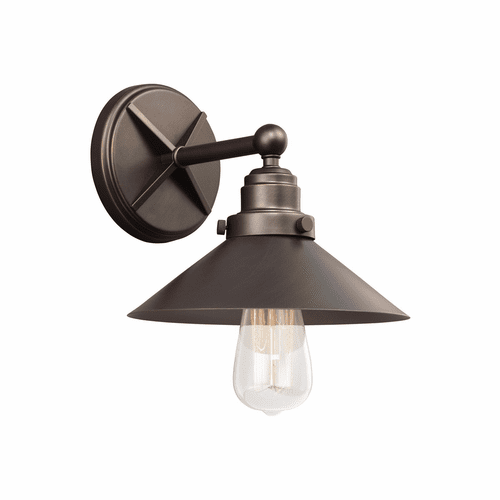 Feiss Hooper 1-LT Wall Sconce - Antique Bronze - VS23401ANBZ