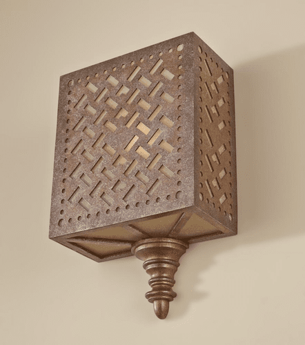 Feiss Kandira 1-Bulb Moroccan Bronze Wall Bracket - WB1609MOB