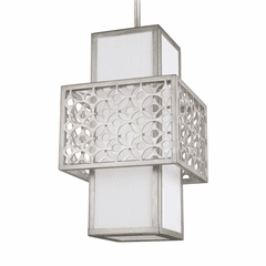 Feiss Kenney 1-LT Mini-Pendant - Sunrise Silver - P1421SRS