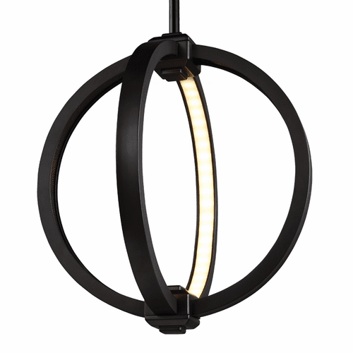 Feiss Khloe 12" LED Globe Pendant - Oil Rubbed Bronze - P1391ORB