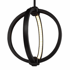 Feiss Khloe 12" LED Globe Pendant - Oil Rubbed Bronze - P1391ORB
