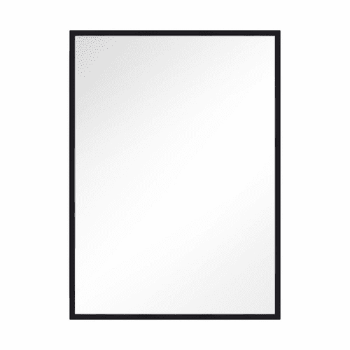 Feiss Kit Rectangular Mirror - Black - MR1303MBK