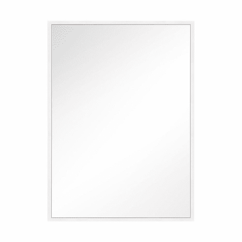 Feiss Kit Rectangular Mirror - White - MR1303MWT