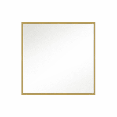 Feiss Kit Square Mirror - Brass - MR1302BBS