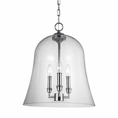 Feiss Lawler 3-LT Pendant - Chrome - F3154/3CH
