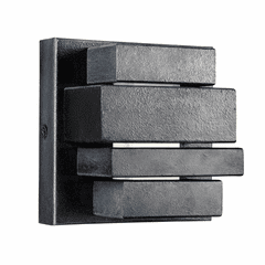 Feiss Ledgend 5" LED Outdoor Sconce - Dark Weathered Zinc - OL11200DWZ