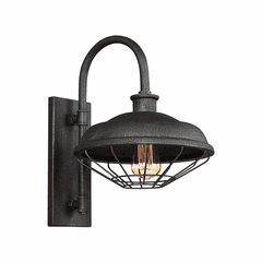 Feiss Lennex 1-LT Indoor / Outdoor Wall Lantern - Slate Grey Metal - WB1828SGM