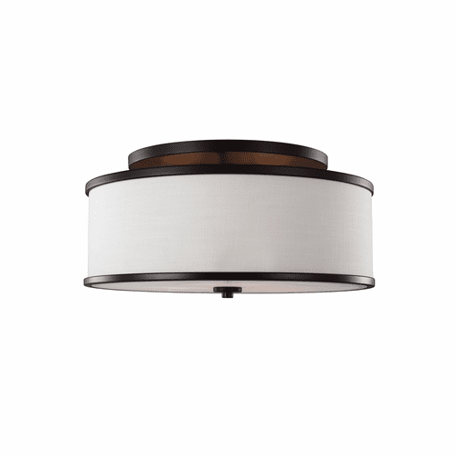 Feiss Lennon 3-LT Semi-Flush Mount - Oil Rubbed Bronze - SF339ORB
