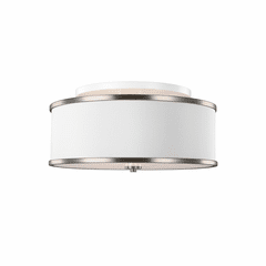 Feiss Lennon 3-LT Semi-Flush Mount - Satin Nickel - SF339SN Feiss Lennon 3-LT Semi-Flush Mount - Satin Nickel - SF339SN