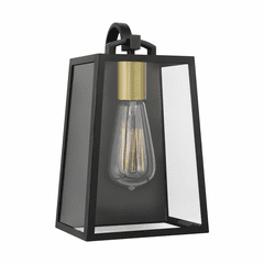 Feiss Lindbergh 1-LT Wall Lantern - Bronze/Painted Brass - OL14500ANBZ/PBB
