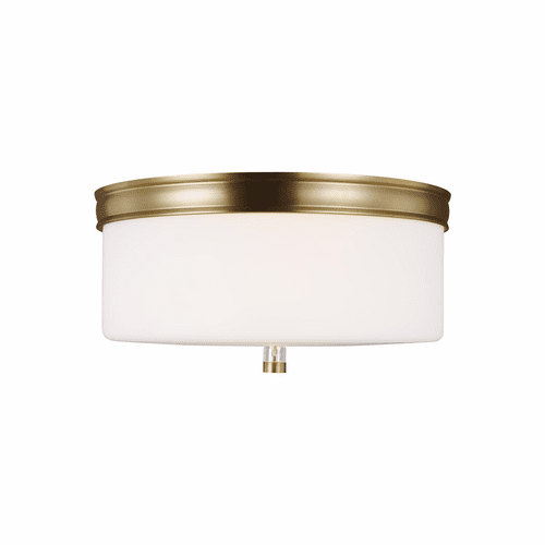 Feiss Lismore 2L Harrow Flush Mount - Burnished Brass - FM401BBS