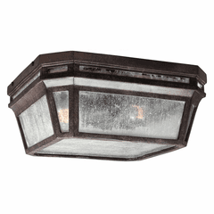 Feiss Londontowne 2-LT Outdoor Flush Mount - Weathered Chestnut - OL11313WCT