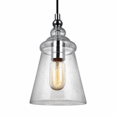 Feiss Loras 1-LT Mini-Pendant - Chrome - P1449CH Feiss Loras 1-LT Mini-Pendant - Chrome - P1449CH