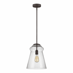 Feiss Loras 1-LT Pendant - Dark Weathered Iron - P1459DWI
