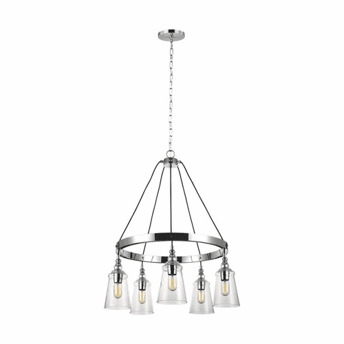 Feiss Loras 5-LT Medium Chandelier - Chrome - F3169/5CH