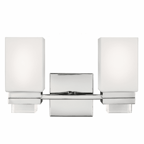 Feiss Maddison 2-LT Vanity - Polished Nickel - VS20602PN