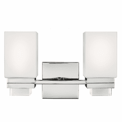 Feiss Maddison 2-LT Vanity - Polished Nickel - VS20602PN