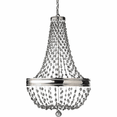 Feiss Malia 8-LT Single Tier Chandelier - Polished Nickel - F2810/8PN