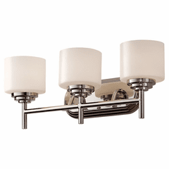 Feiss Malibu 3-LT Vanity - Nickel - VS26003-PN Feiss Malibu 3-LT Vanity - Nickel - VS26003-PN