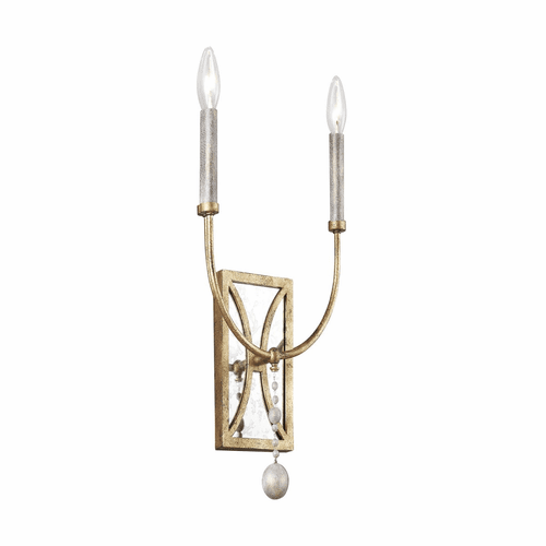Feiss Marielle 2-LT Wall Sconce - Antique Gild - WB1920ADB
