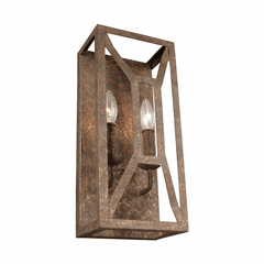 Feiss Marquelle 2-LT Wall Sconce - Distressed Goldleaf - WB1865DSGL