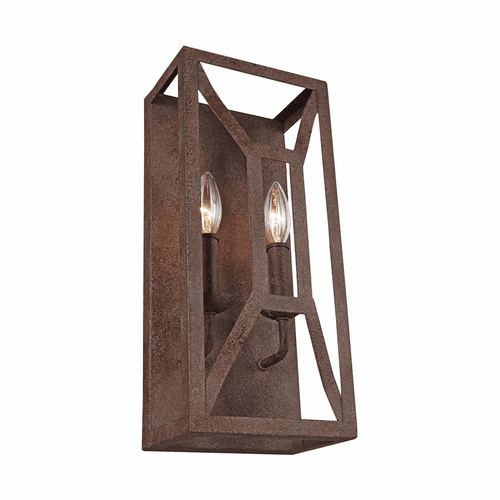 Feiss Marquelle 2-LT Wall Sconce - Weathered Iron - WB1865WI