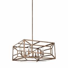 Feiss Marquelle 6-LT Chandelier - Distressed Goldleaf - F3172/6DSGL Feiss Marquelle 6-LT Chandelier - Distressed Goldleaf - F3172/6DSGL