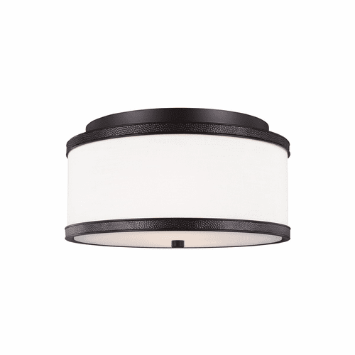 Feiss Marteau 2-LT Indoor Flush Mount - Oil Rubbed Bronze - FM502ORB