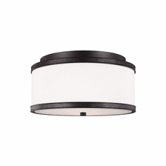 Feiss Marteau 2-LT Indoor Flush Mount - Oil Rubbed Bronze - FM502ORB