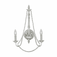 Feiss Maryville 2-LT Wall Sconce - Washed Grey - WB1888WGR