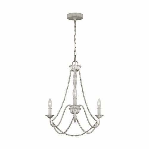 Feiss Maryville 3-LT Chandelier - Washed Grey - F3242/3WGR