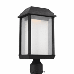 Feiss McHenry 1-LT Outdoor Post Lantern - Textured Black - OL12807TXB-L1