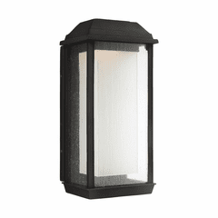 Feiss McHenry 1-LT Outdoor Wall Lantern - Textured Black - OL12802TXB-L1